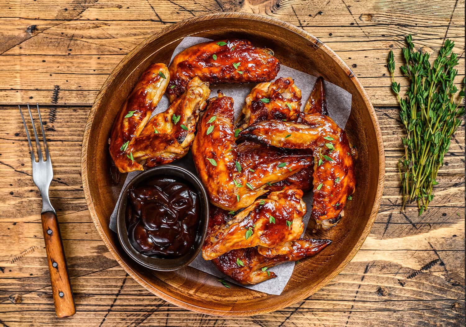 Honey BBQ Chicken Wings with Smoky Glaze – Tasty froks