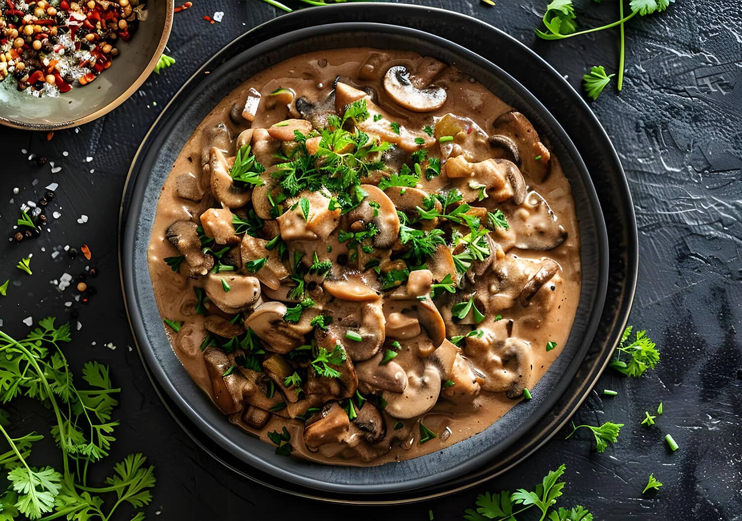 Creamy Vegan Stroganoff with Mushrooms – Tasty froks